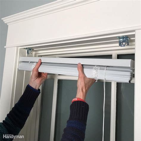 installing mini blinds inside mount